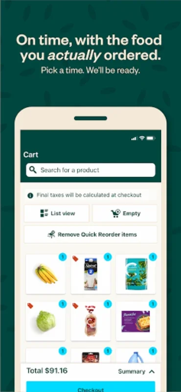 Voila for Android - Fresh Groceries Delivered Right to Your Door