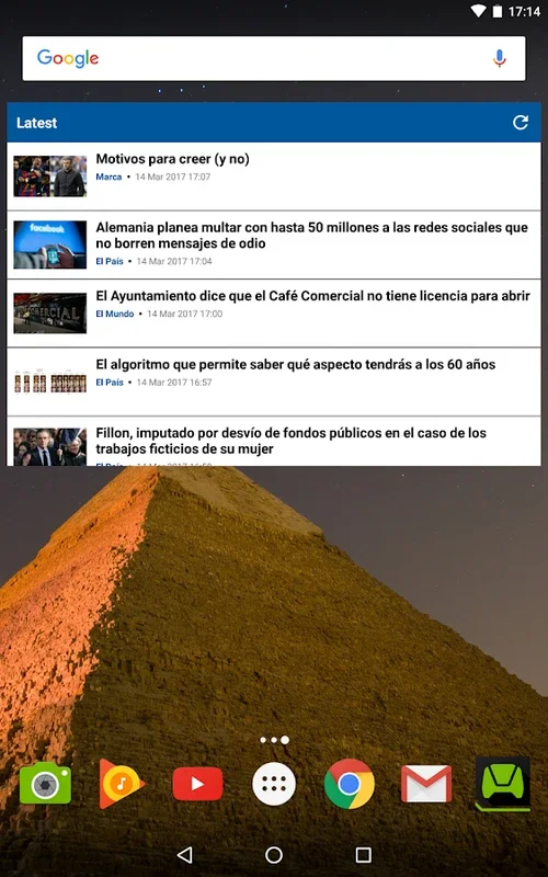 Spanish News (Noticias) for Android - Customizable News App