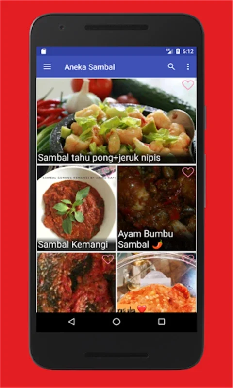 3000 Resep Aneka Sambal for Android: Diverse Sambal Recipes