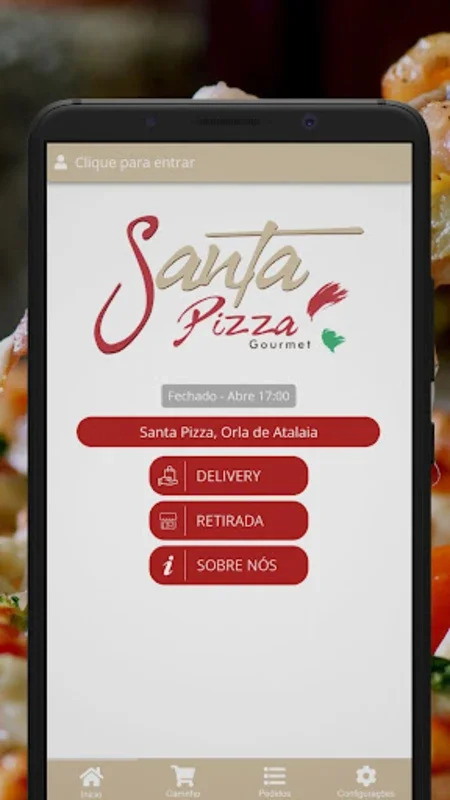 Santa Pizza Gourmet for Android: Order Gourmet Pizza Easily