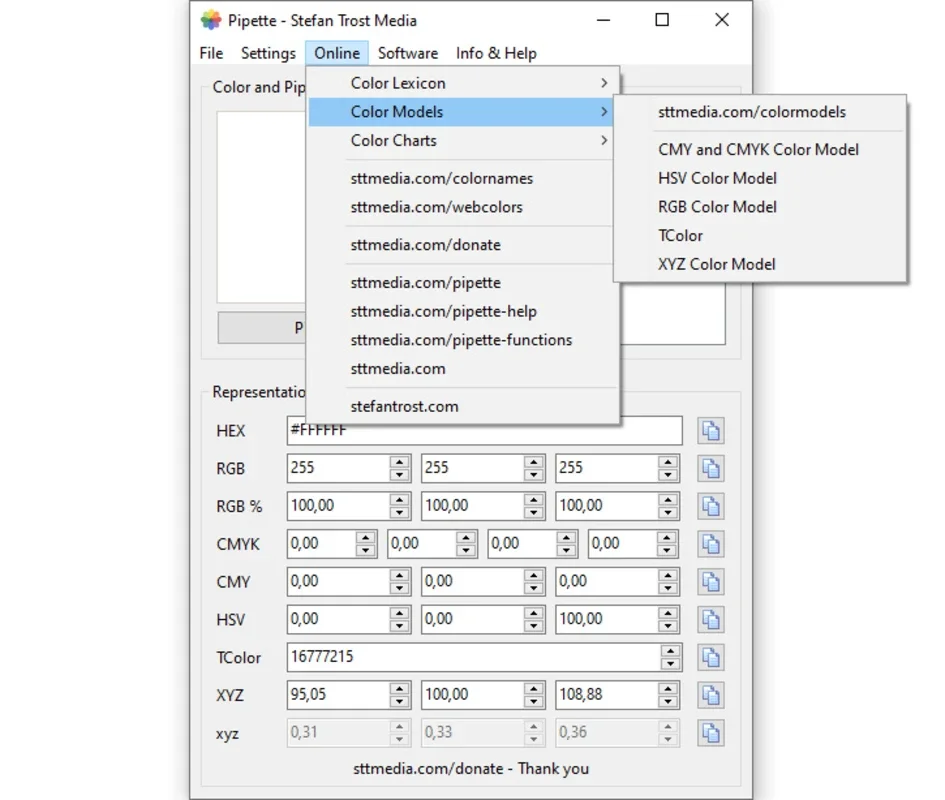 Pipette for Mac - Free Color Identification Tool