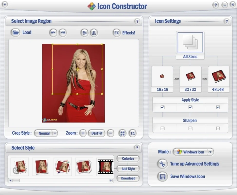 Icon Constructor for Windows - Create and Assign Icons Easily