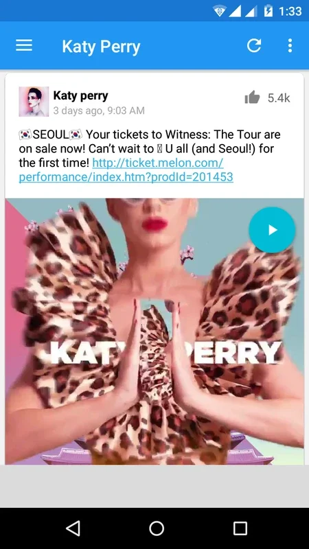 Katy Perry for Android: Stay Connected with the Star