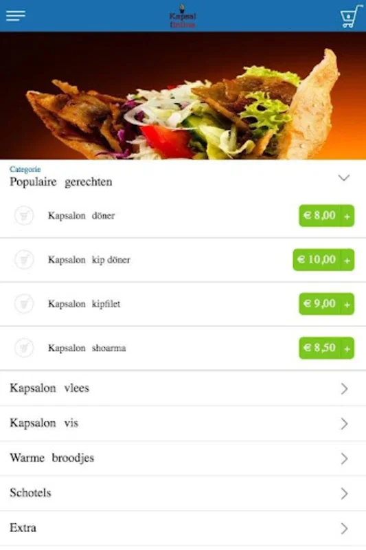 Kapsalonline for Android: Streamlined Food Ordering