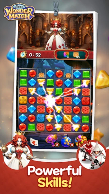 Alice Wonder Match for Android - Immerse in Whimsical Match-3