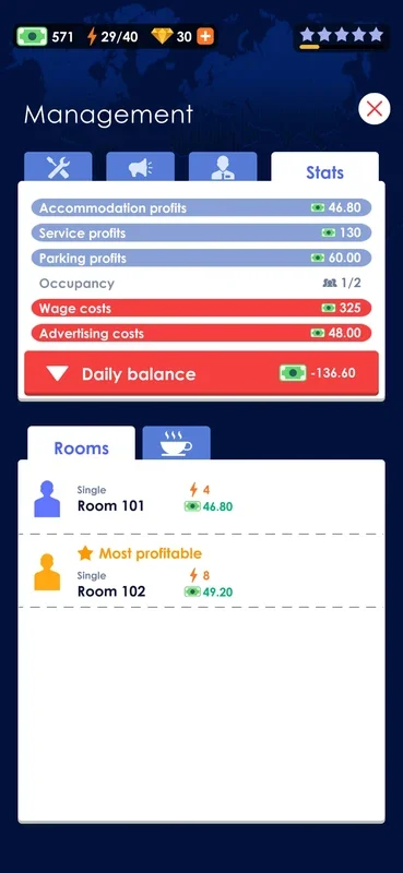 Hotel Empire Tycoon for Android - Build Your Hotel Empire