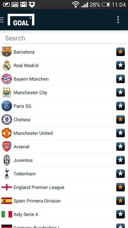 Goal Live Scores for Android - Stay Updated on Soccer Scores