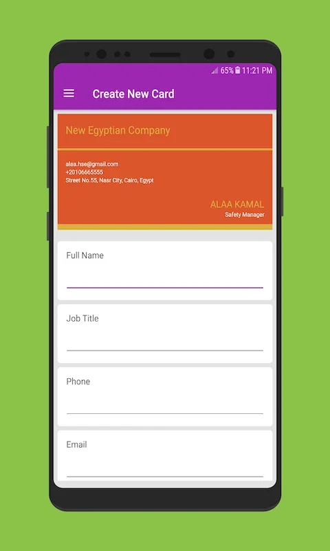 Business Card Maker for Android: Create Professional Cards