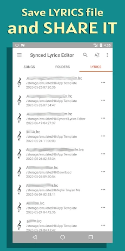 Lyrics Editor: Make Lyrics for Android - Download the APK from AppHuts