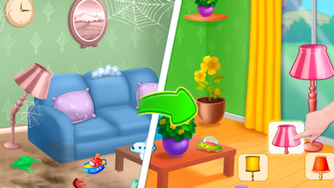 Home Cleaning Game for Girls for Android: Teach Kids Hygiene