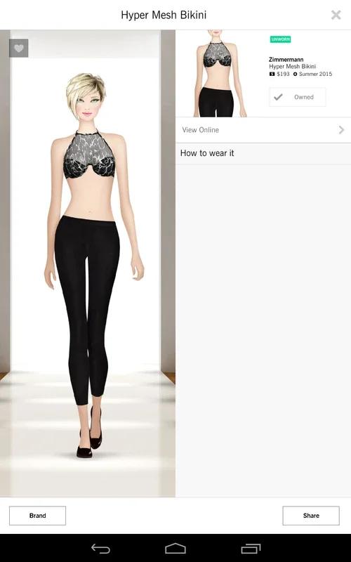 Covet Fashion - Shopping Game for Android: Real Brands in Virtual Fashion