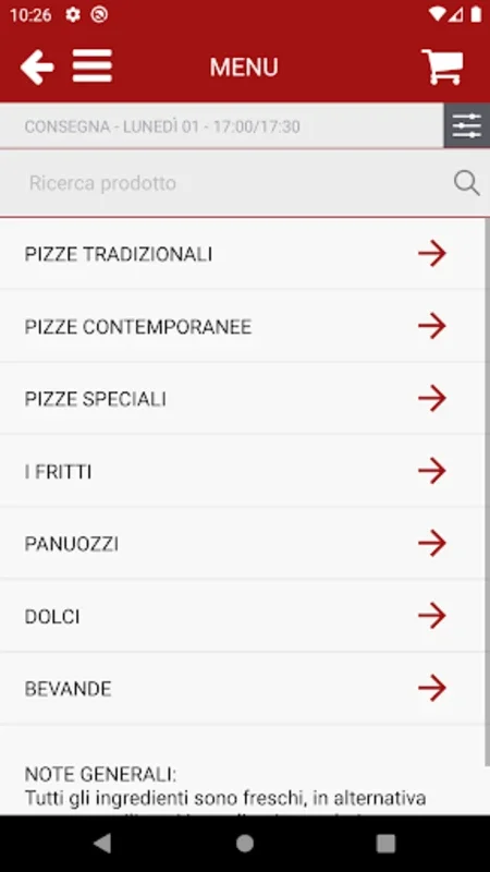 Pizzeria Gennarì for Android - Order Authentic Pizza