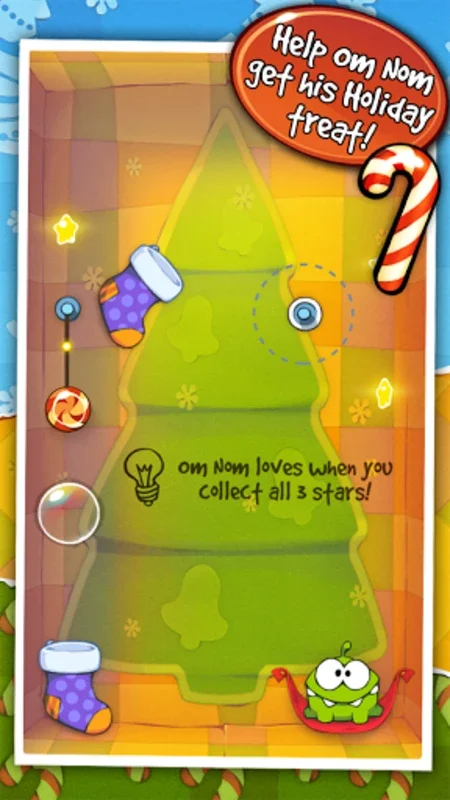 Cut the Rope: Holiday Gift for Android - Festive Puzzle Fun