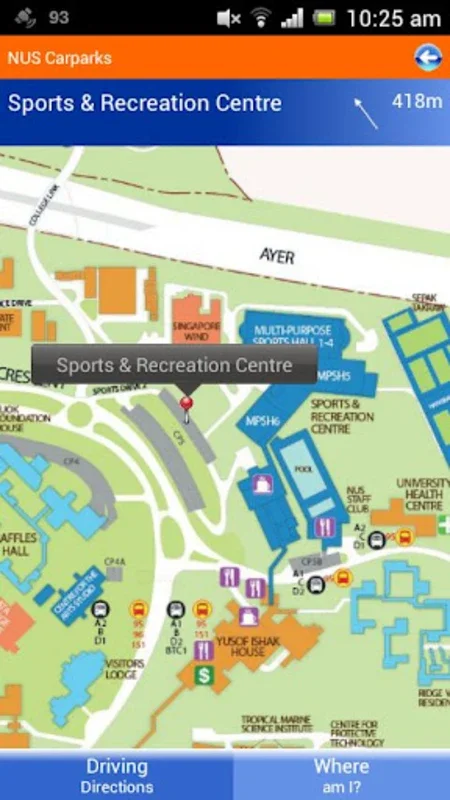 NUS Carparks for Android - Streamlined Parking on NUS Campus