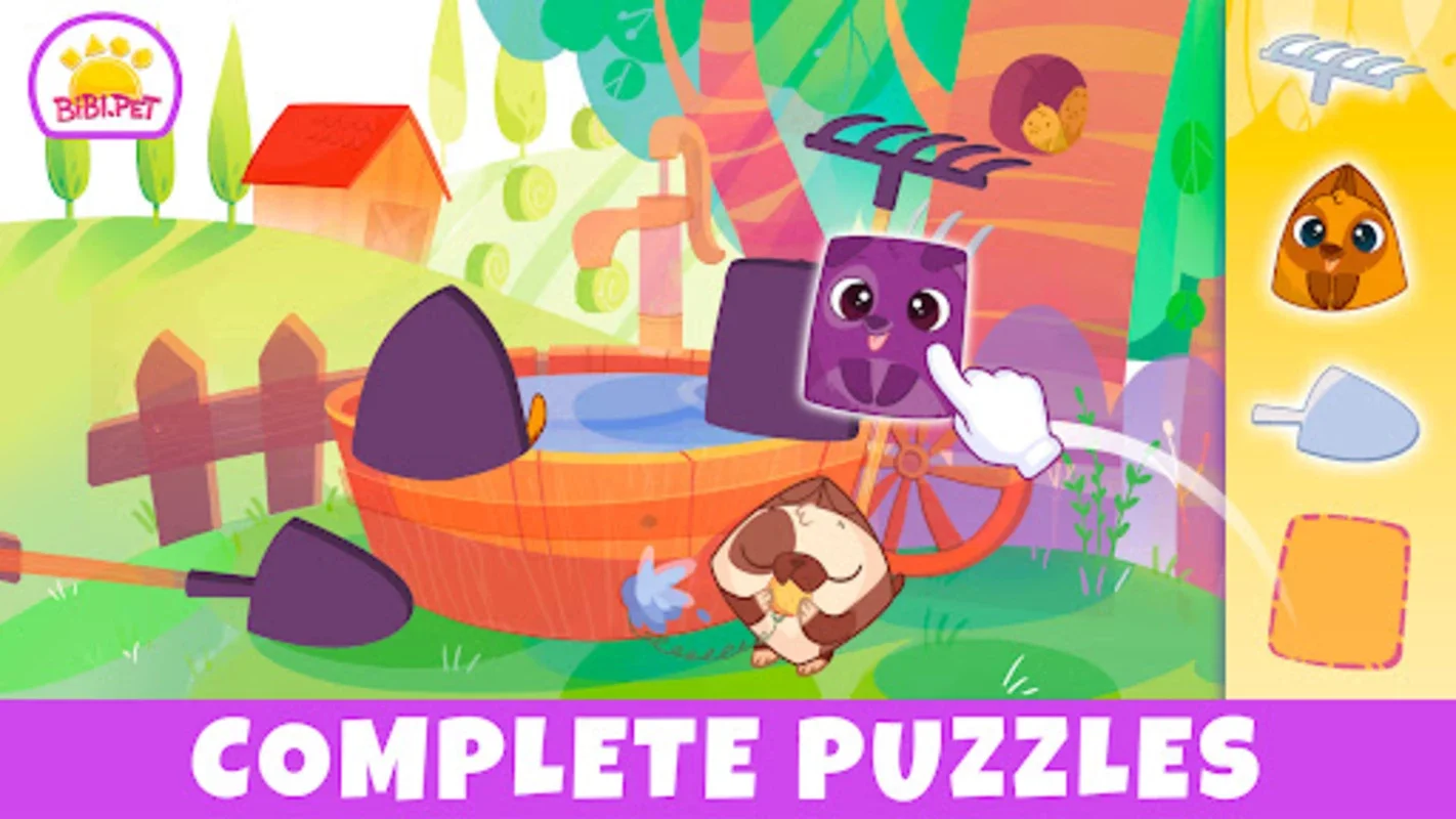 Bibi.Pet Farm Games for Kids for Android - Educational Fun for Preschoolers