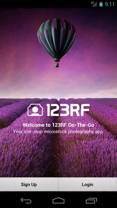 123RF On-The-Go for Android: Capture & Sell Photos