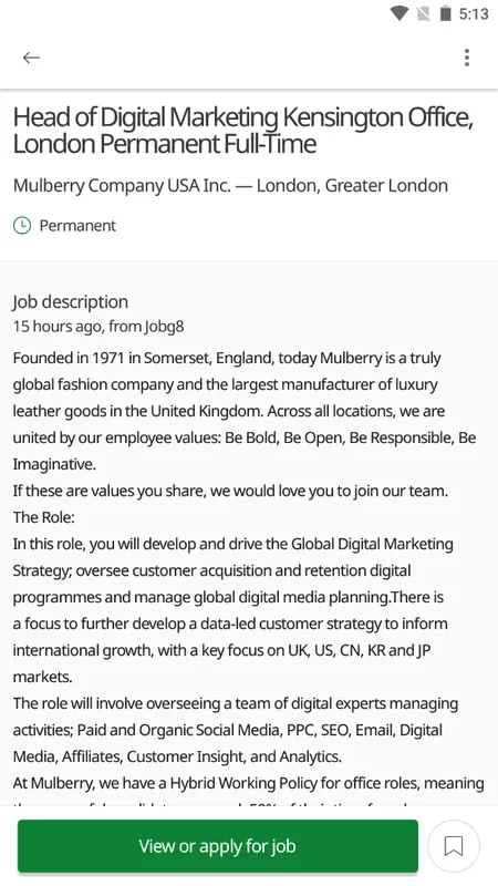 Jora Jobs for Android - Ideal for Job Seekers