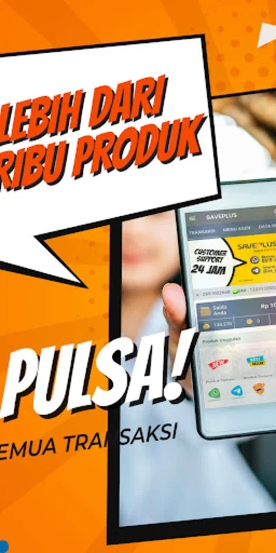 SAVEPLUS: Andalan Konter Pulsa for Android - Comprehensive Payment Platform