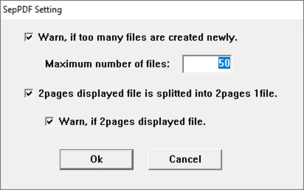 SepPDF for Windows: Effortless PDF File Splitting