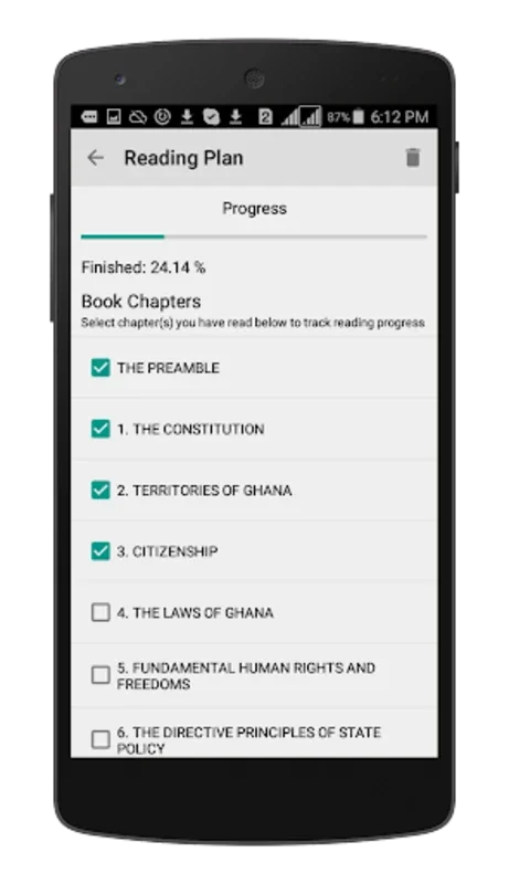 Ghana Constitution 1992 for Android - Access Constitutional Info