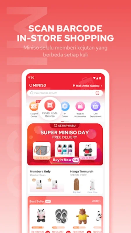 MINISO.ID for Android - Affordable Shopping with Rapid Delivery