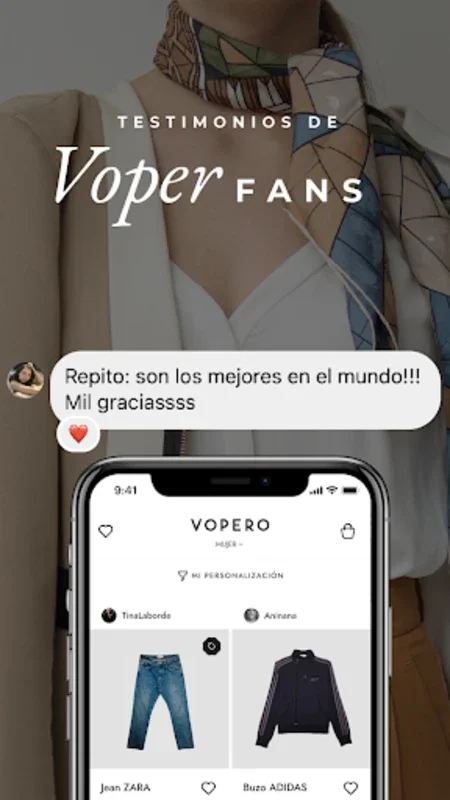 Vopero for Android - Shop and Sell Fashion Sustainably