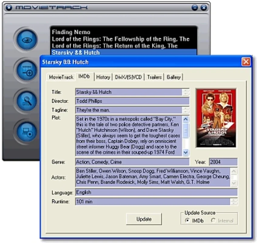 MovieTrack for Windows - Organize Your Movie Collection