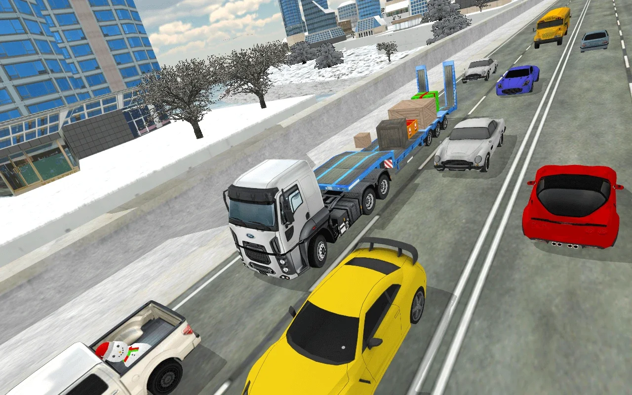 Euro Truck Driving Simulator for Android - Drive Through Winter Europe