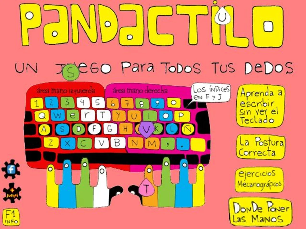 Pandactilo: Fun Windows Typing Tutor Game