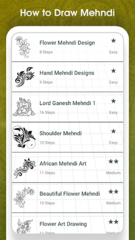 Mehndi Design App Offline for Android: A World of Designs at Your Fingertips