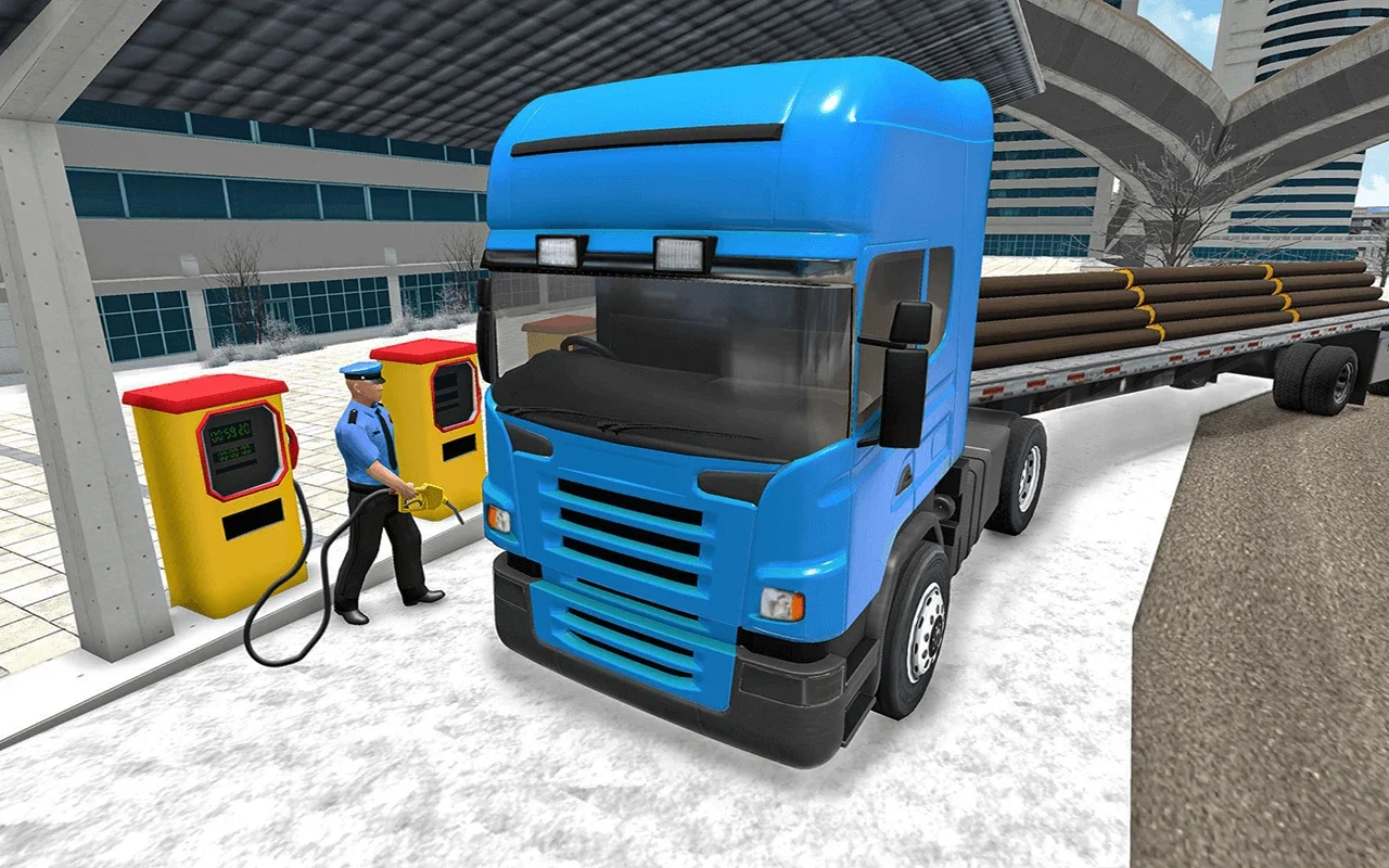 Euro Truck Driving Simulator for Android - Drive Through Winter Europe