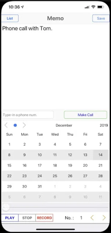 CallPhoneCall - Telephone Memo for Android: Simplify Call Memos