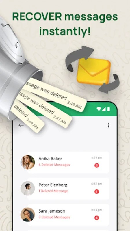 Recover deleted messages for Android - Keep Your Data Safe