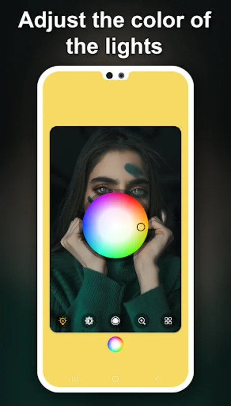 Mirror for Android: Customizable Lighting & Snapshot Gallery