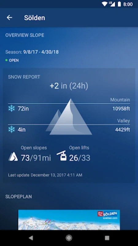 Snow Report Ski App for Android - Your Ultimate Ski Guide