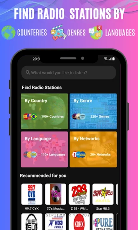 FM Radio : AM, FM, Radio Tuner for Android - Unlimited Free Radio Stations