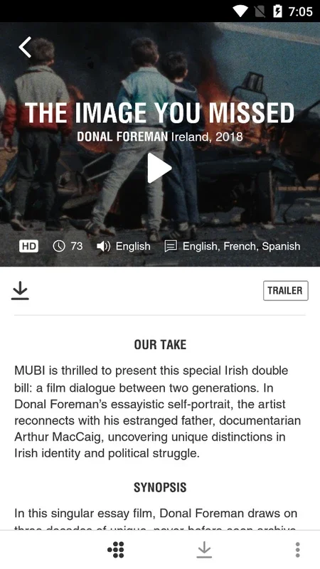 MUBI for Android - A Unique Movie Streaming Service