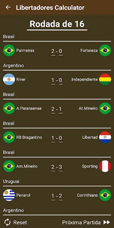 Libertadores Calculator for Android - Analyze South American Football