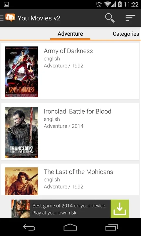 You Movies for Android - Stream Tons of Movies