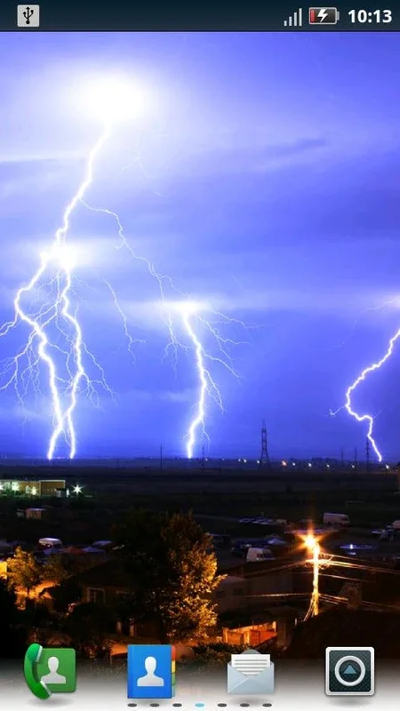 Lightning Storm Live Wallpaper for Android - Immersive Visuals