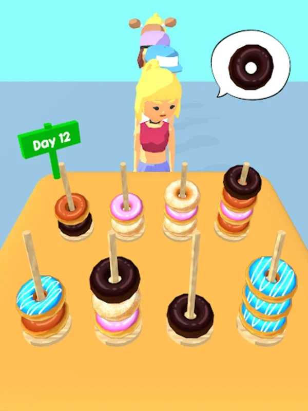 Donuts Sort Puzzle for Android - Engaging Puzzle Game