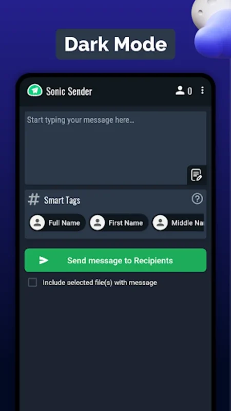 Sonic Sender for Android - Streamline Your Messaging