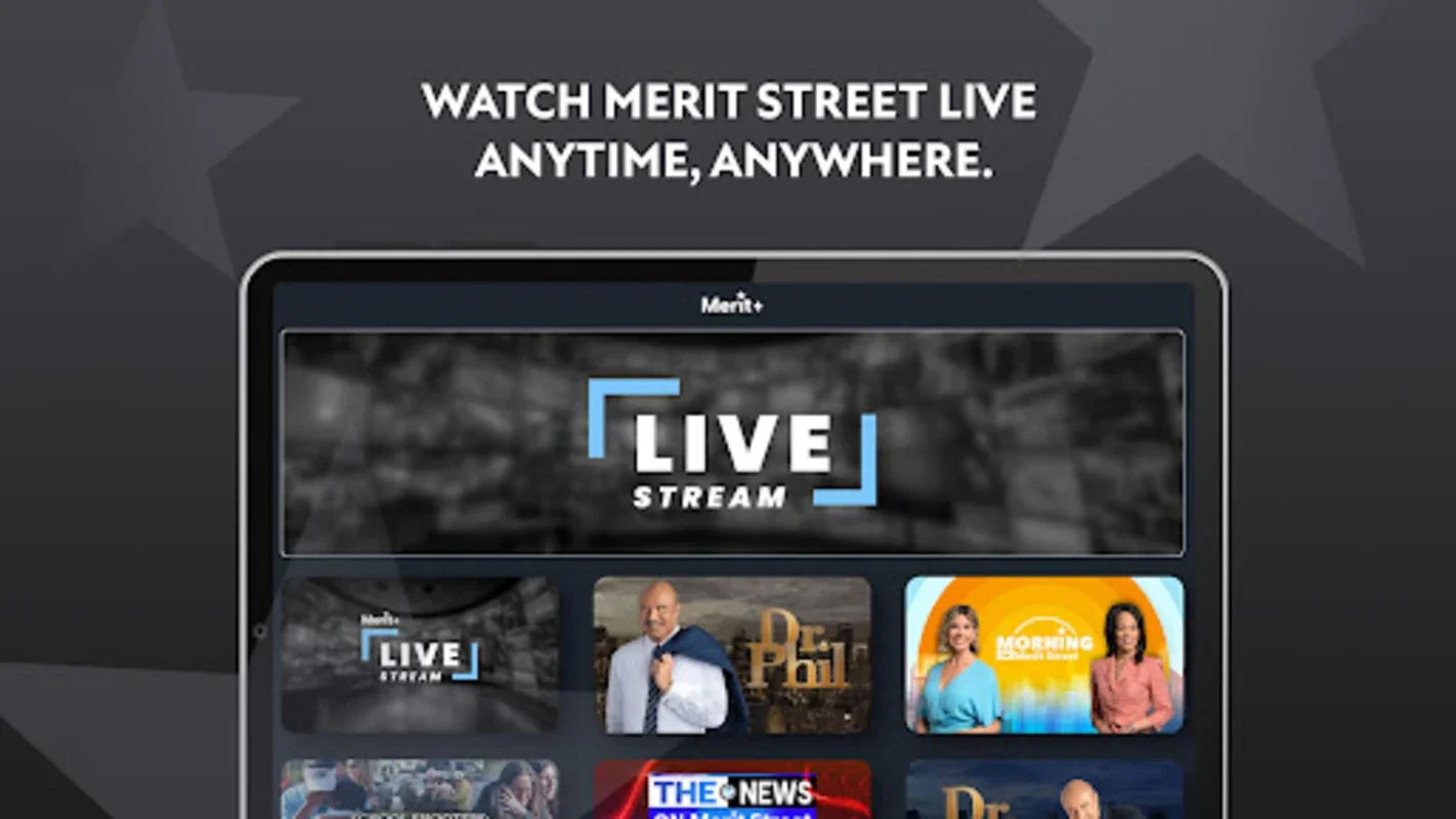 Merit+ for Android - Stream News and Entertainment