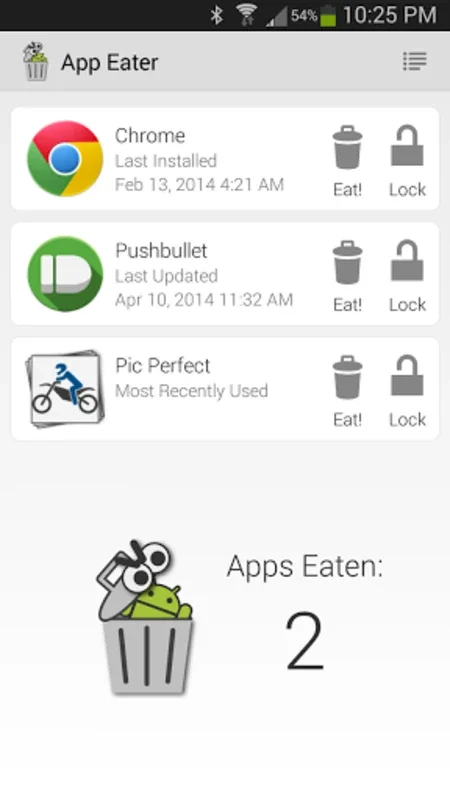 App Eater for Android: Simplify App Uninstallation