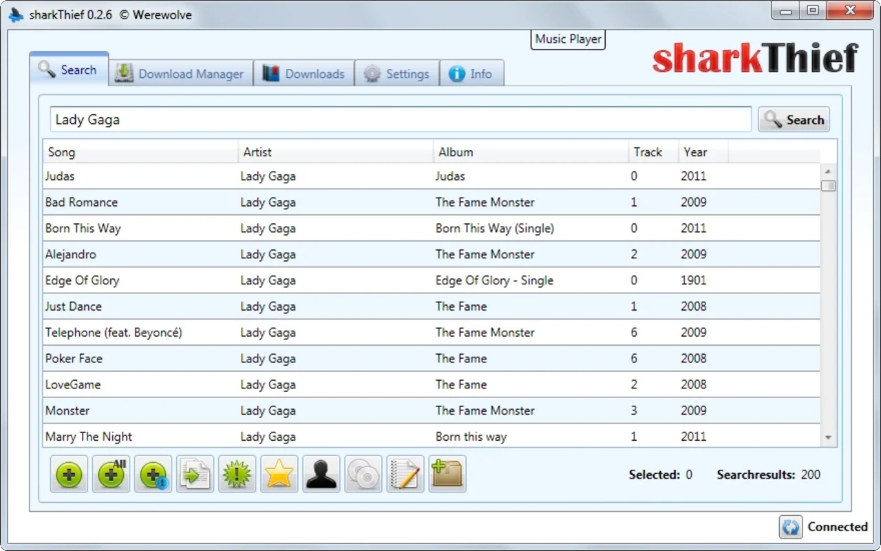 SharkThief for Windows: Access Grooveshark Music