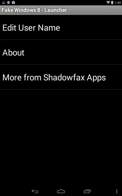 Fake Windows 8 - Launcher for Android: Windows 8 Look