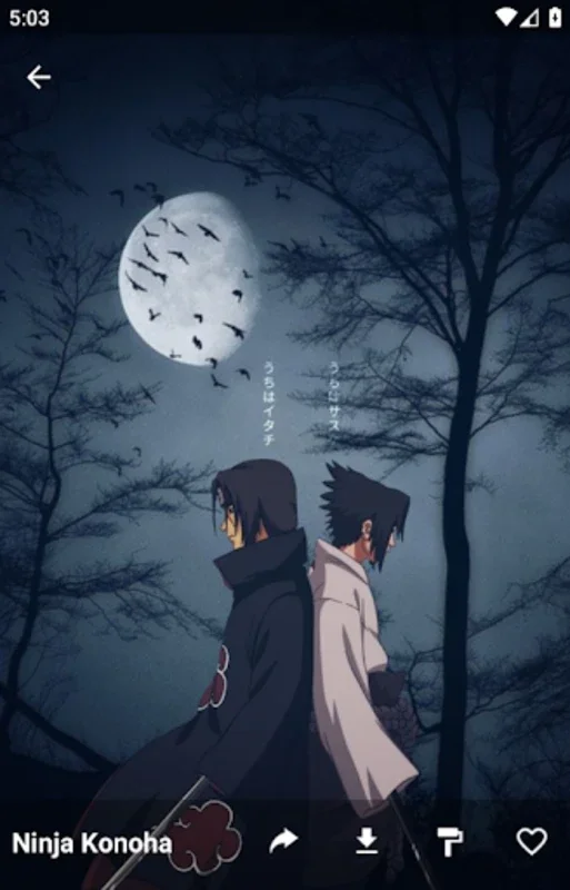 Ninja Konoha HD Wallpapers for Android - No Downloading Needed