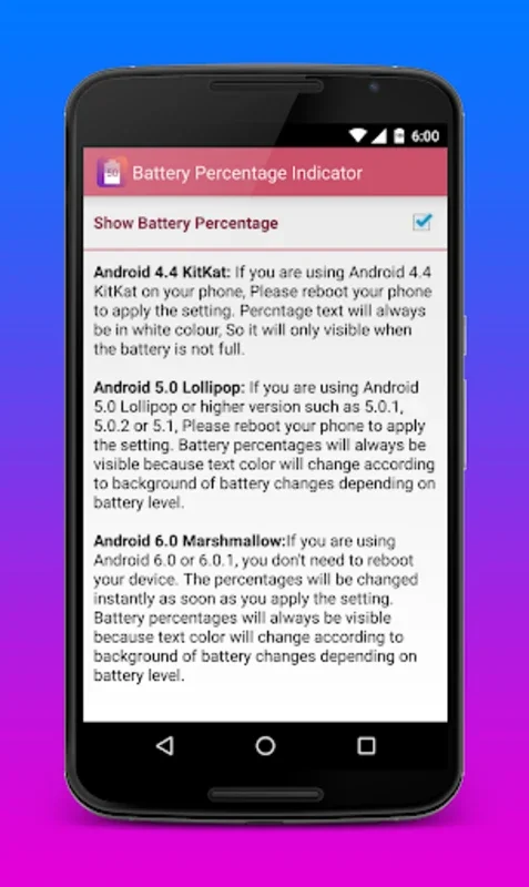 Battery Percentage Indicator for Android: Accurate Battery Monitoring