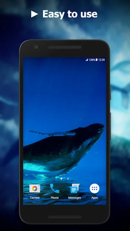 Blue Whale Video Live Wallpape for Android - Transform Your Screen