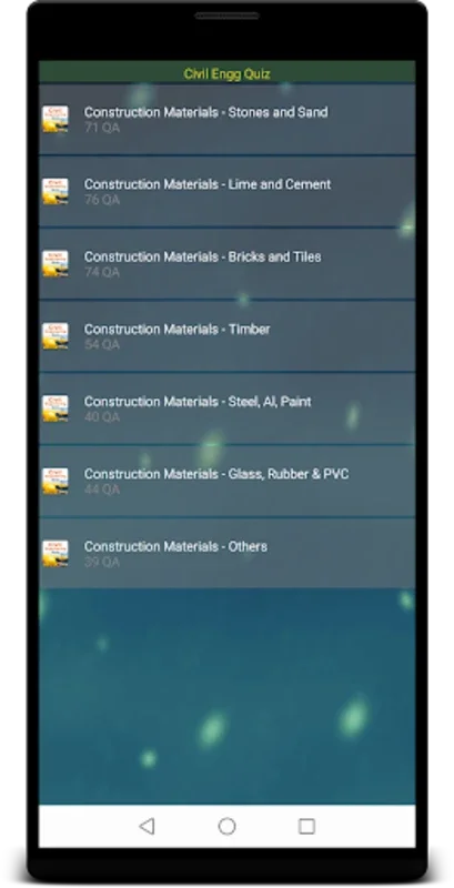 Civil Engineering Quiz for Android: Enhance Your Knowledge